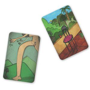 ART & ILLUSTRATION CARDS SET OF [ 2 ] by artist Javier Martinez | VISUAL ARTS